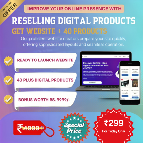 Digital Products + Website